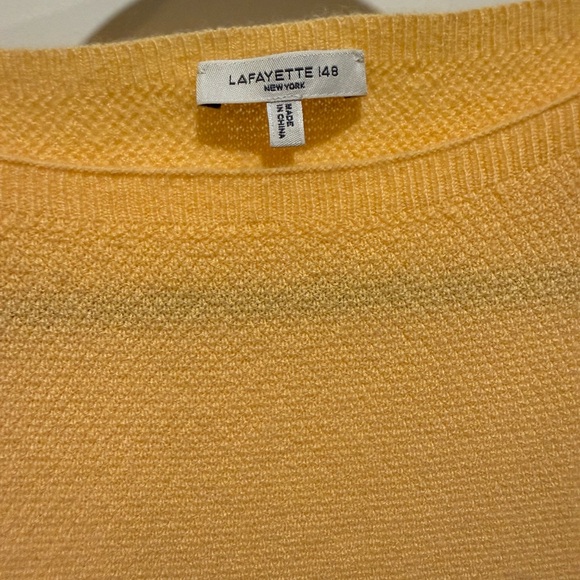 LAFAYETTE 148 Peach Cashmere Sweater size XS - Picture 5 of 13